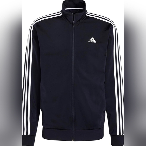 adidas Other - Adidas Men's Essentials Warm-Up 3-Stripes Track Jacket Size L NWT MSRP $55